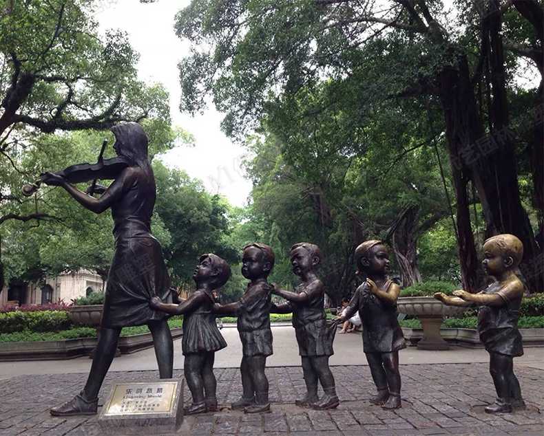 銅人物雕塑，銅小孩雕塑