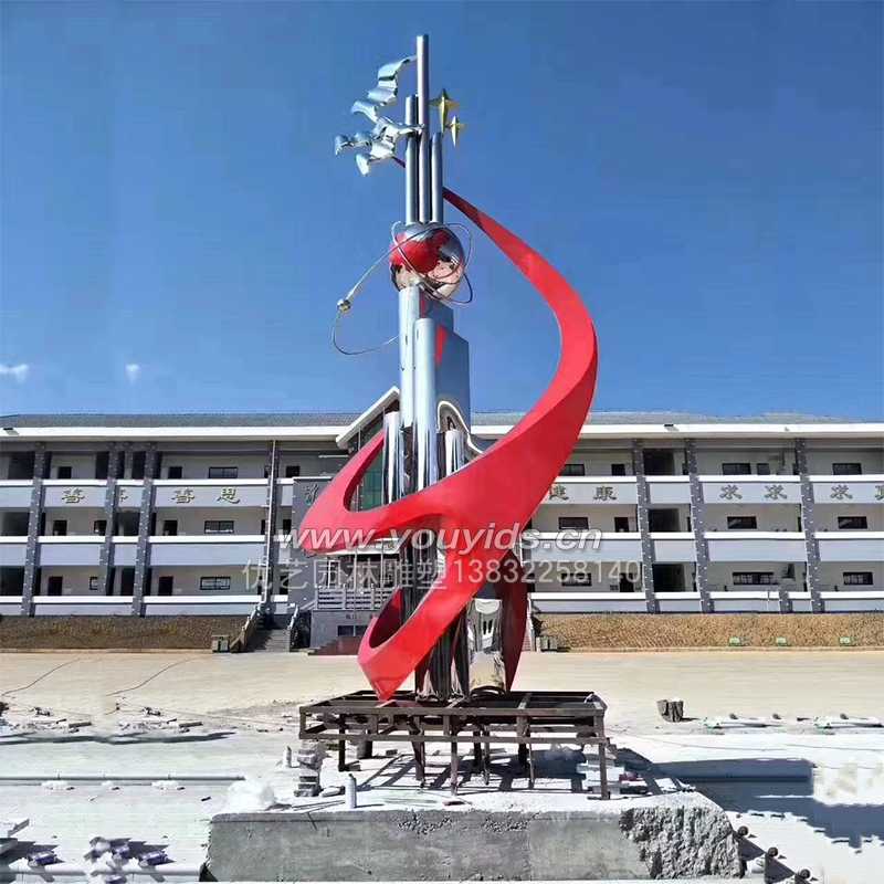 不銹鋼校園雕塑廠家 不銹鋼校園雕塑廠家