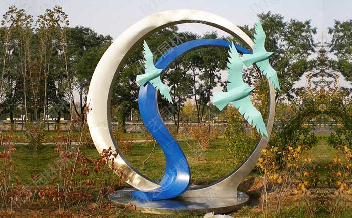 不銹鋼雕塑和平鴿